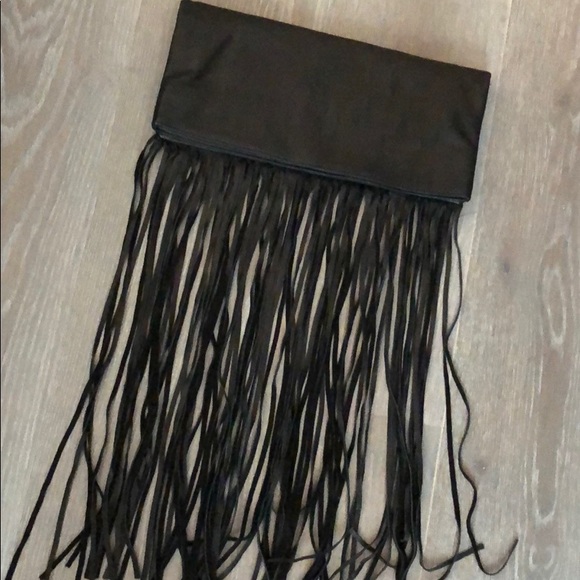 NEW Genuine Leather Fringe Clutch seen on Celebs! - Picture 5 of 8